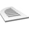Ekena Millwork Quarter Round Top Left Surface Mount PVC Gable Vent w/ 3-1/2"W x 1"P Standard Frame, 16"W x 28"H GVPQL16X2801SF - alternate 3